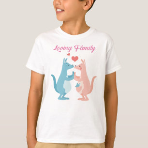 Camiseta feliz dia de os namorados - família amorosa
