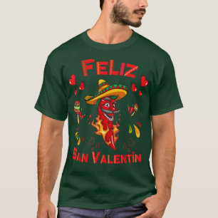 Camiseta Feliz dia de os namorados Funny Feliz dia de San V