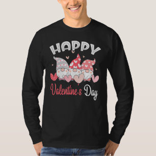 Camiseta Feliz dia de os namorados Gnome Heart For Women Me