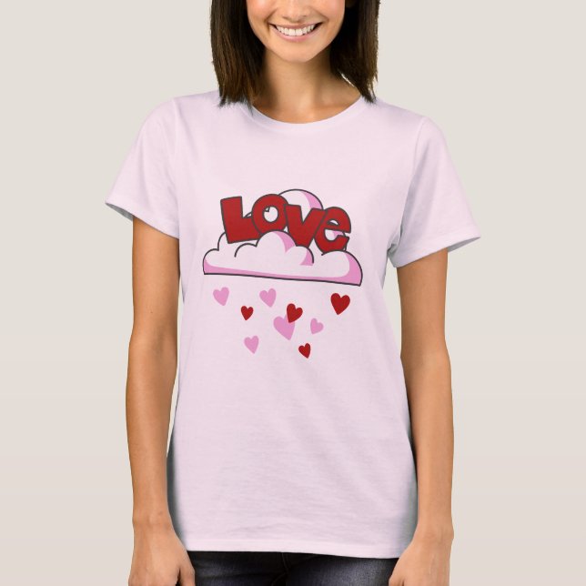 Camiseta Feliz dia de os namorados Love Women (Frente)