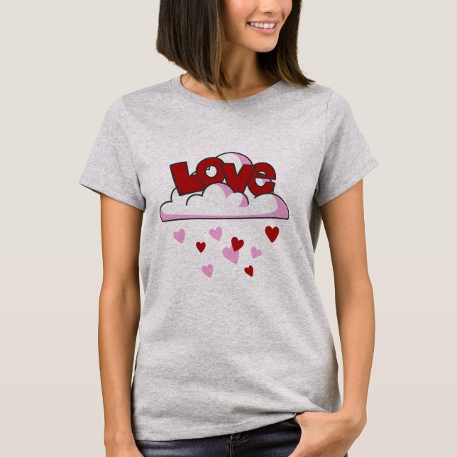 Camiseta Feliz dia de os namorados Love Women (Frente)