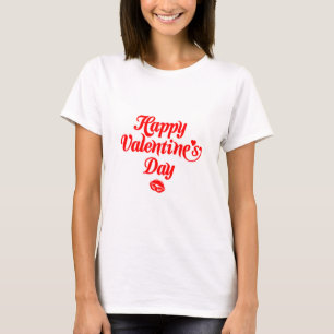 Camiseta Feliz dia de os namorados - Perfeito para Celebrar