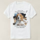 Camiseta Feliz Dia de os pais Eu Te Amo Pai De Cachorro Fot (Frente do Design)