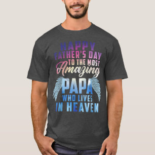 Camiseta Feliz Dia de os pais Para O Papa Mais Incrível Da