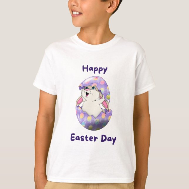 Camiseta feliz dia de páscoa (Frente)