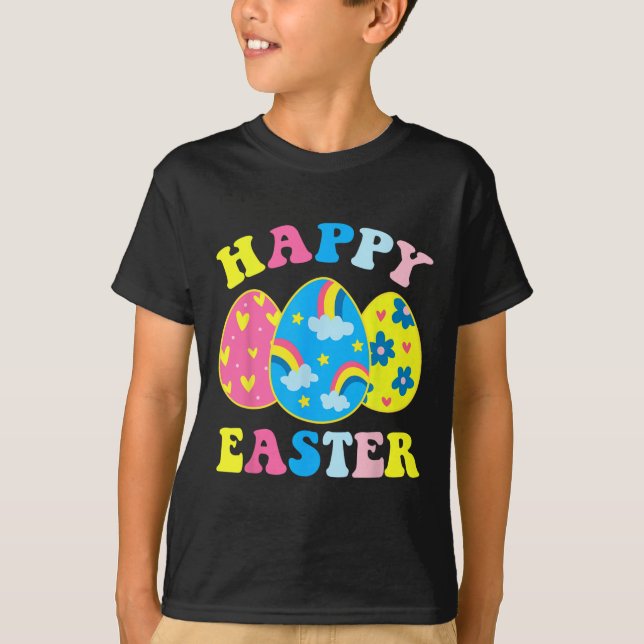 Camiseta Feliz Dia de Páscoa1  (Frente)