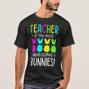 Camiseta Feliz Dia de Páscoa Professora Mulheres Páscoa Pro