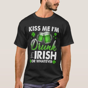 Camiseta Feliz dia de Patrick, Bebado de Cerveja Irlandês 