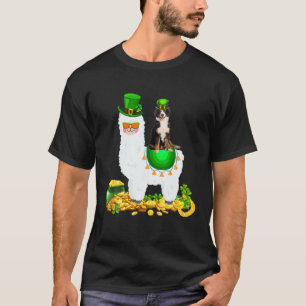 Camiseta Feliz Dia de Patrick Leprechaun Bernese Mountain R