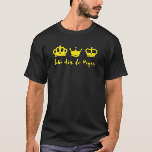 Camiseta Feliz dia de Reyes T shirt Três Sábios King Shi