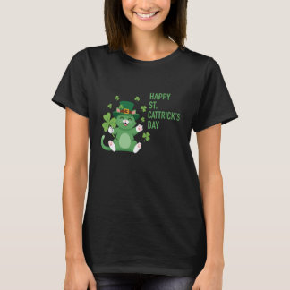Camiseta Feliz Dia de São Cattrick, Mãe de Gato Irlandês So