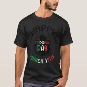 Camiseta Feliz Dia de São José Jesus Sfingi Zeppole Cristo