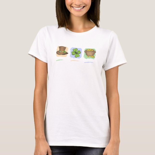 Camiseta Feliz Dia de São Patrício! (Frente)