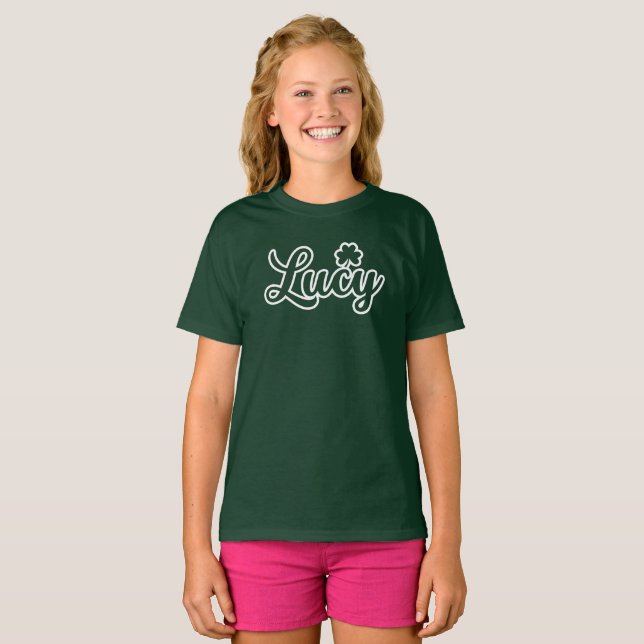 Camiseta  Feliz dia de São Patrício  (Frente Completa)