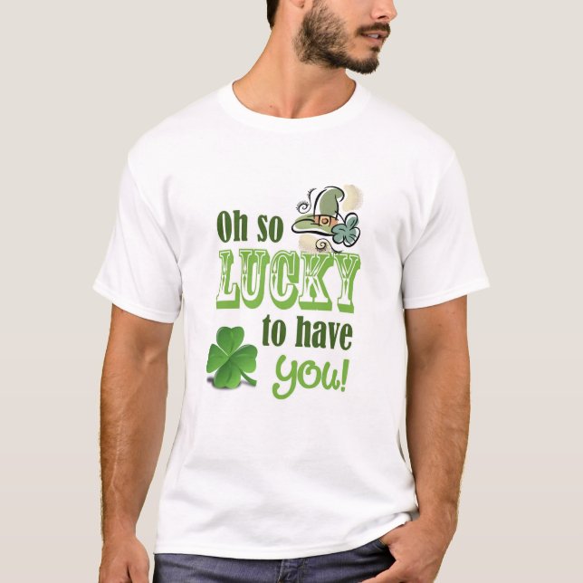Camiseta Feliz Dia de São Patrício (Frente)