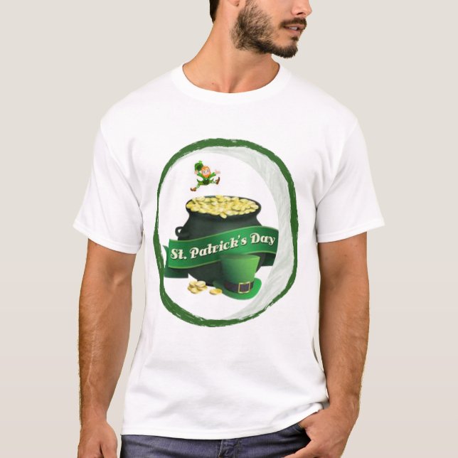 Camiseta Feliz Dia de São Patrício (Frente)