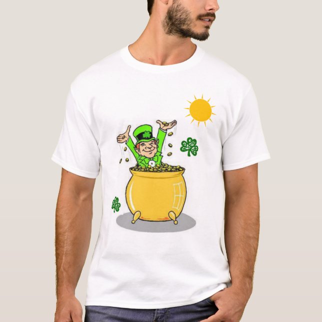 Camiseta Feliz Dia de São Patrício (Frente)