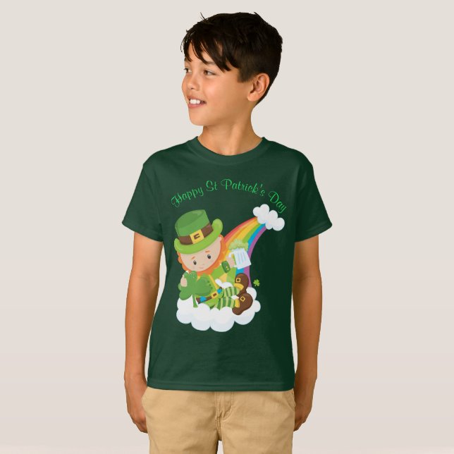 Camiseta Feliz Dia de São Patrício (Frente Completa)