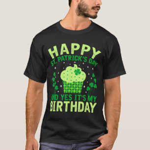 Camiseta Feliz Dia de São Patrício Aniversário Saint Paddys