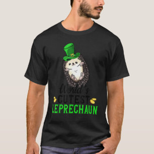 Camiseta Feliz Dia de São Patrício Belied Hedgehog World Cu