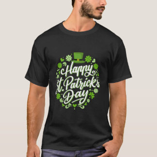 Camiseta Feliz Dia de São Patrício Com Camarões Para O Par