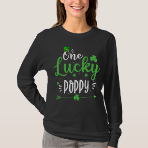 Camiseta Feliz Dia de São Patrício Cute One Lucky Poppy Out