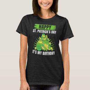 Camiseta Feliz Dia de São Patrício É minha Rua de aniversár