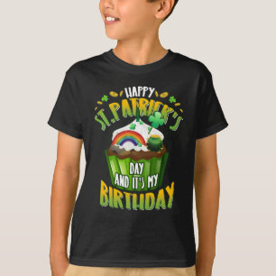 Camiseta Feliz Dia de São Patrício e sim é meu aniversário