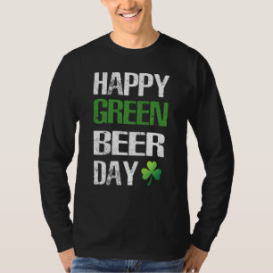 Camiseta Feliz Dia de São Patrício Engraçado Beer Verde Dri