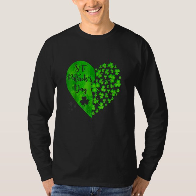 Camiseta Feliz Dia de São Patrício Funny Saint Patrick Iris (Frente)