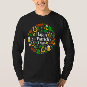 Camiseta Feliz Dia de São Patrício Funny Saint Patrick Iris