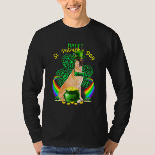 Camiseta Feliz Dia de São Patrício, Grande Dane Leprechaun