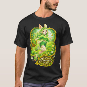 Camiseta Feliz Dia de São Patrício Hoppy