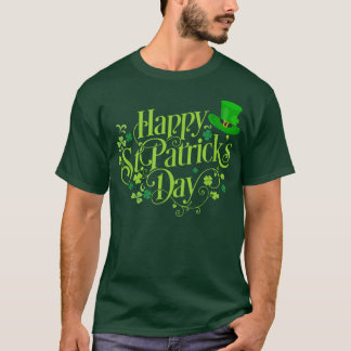 Camiseta Feliz Dia de São Patrício Irlandês Feriado Shamroc