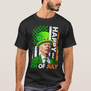 Camiseta Feliz Dia de São Patrício Joe Biden 4 De Julho