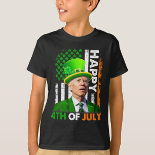 Camiseta Feliz Dia de São Patrício Joe Biden 4 De Julho