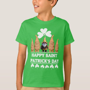 Camiseta Feliz Dia de São Patrício, Leprechaun