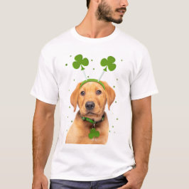 Camiseta Feliz Dia de São Patrício para qualquer cão na ban
