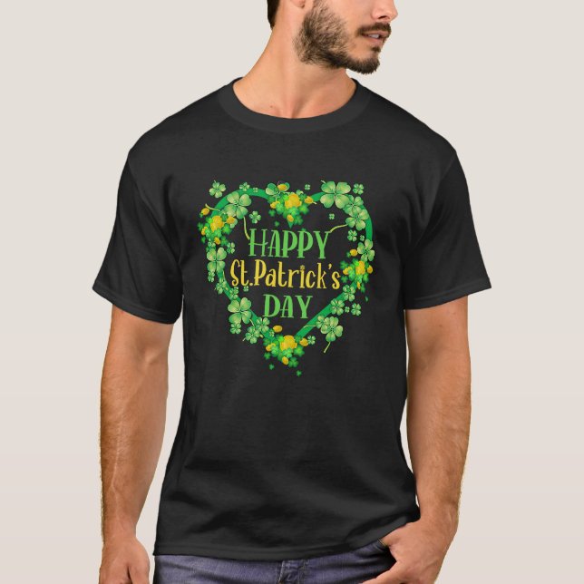 Camiseta Feliz Dia de São Patrício Saint Patrick Irish Girl (Frente)