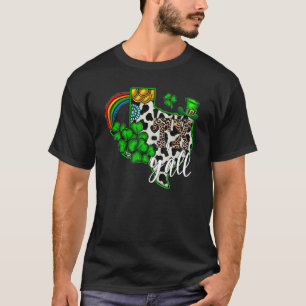 Camiseta Feliz dia de São Patrício Texas Galera Couro de Va