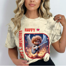 Camiseta Feliz Dia de Velentine - Adoravelmente Cerejado