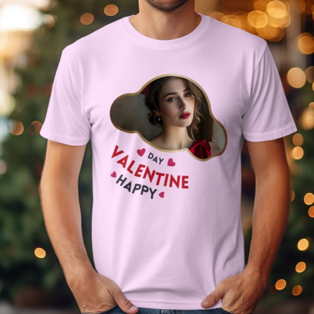 Camiseta Feliz dia de Velentine - Adulto (Criador carregado)