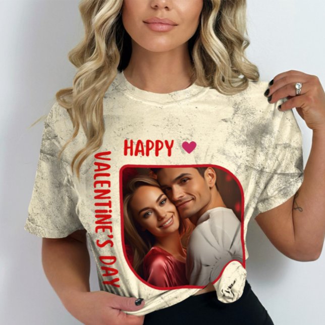 Camiseta Feliz dia de Velentine - Afeição Sonhenta (Criador carregado)