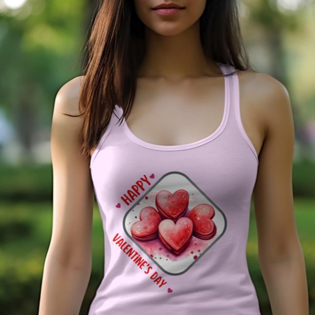Camiseta Feliz dia de Velentine - Amorista (Criador carregado)