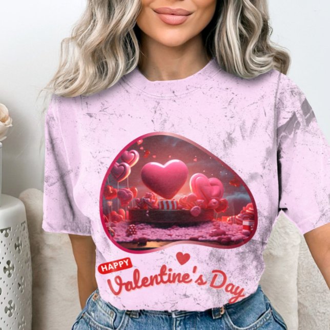 Camiseta Feliz dia de Velentine - Beau (Criador carregado)