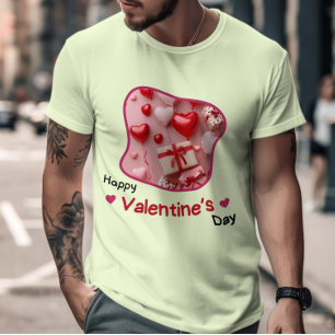 Camiseta Feliz dia de Velentine - Conexão Passiva