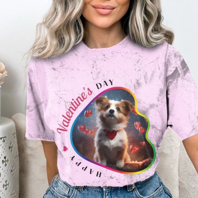 Camiseta Feliz dia de Velentine - Devoção Passiva (Criador carregado)