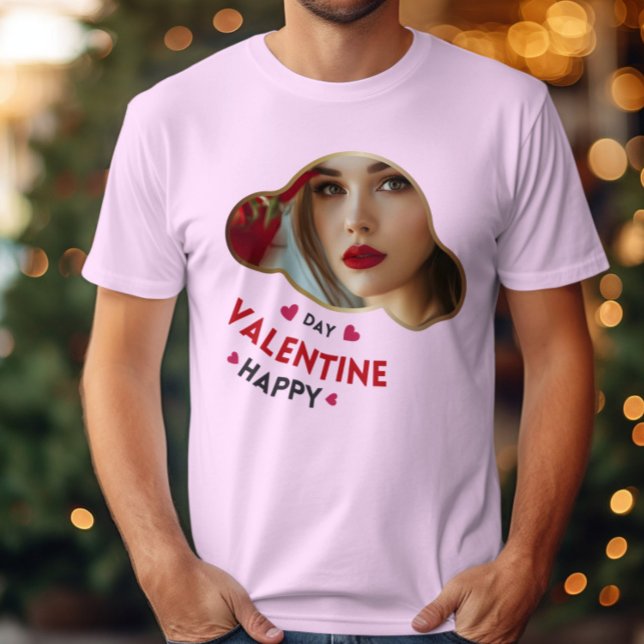Camiseta Feliz dia de Velentine - Enamorado (Criador carregado)