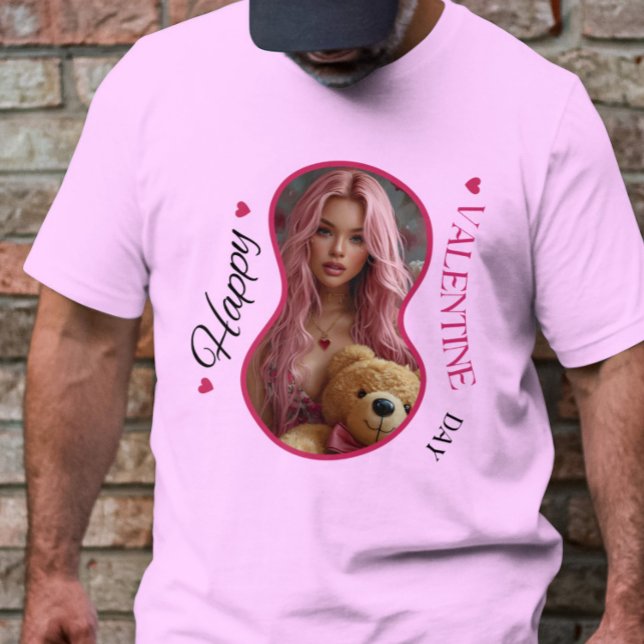 Camiseta Feliz dia de Velentine - Envelopando calor (Criador carregado)