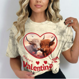 Camiseta Feliz Dia de Velentine - História Encantada de Amo